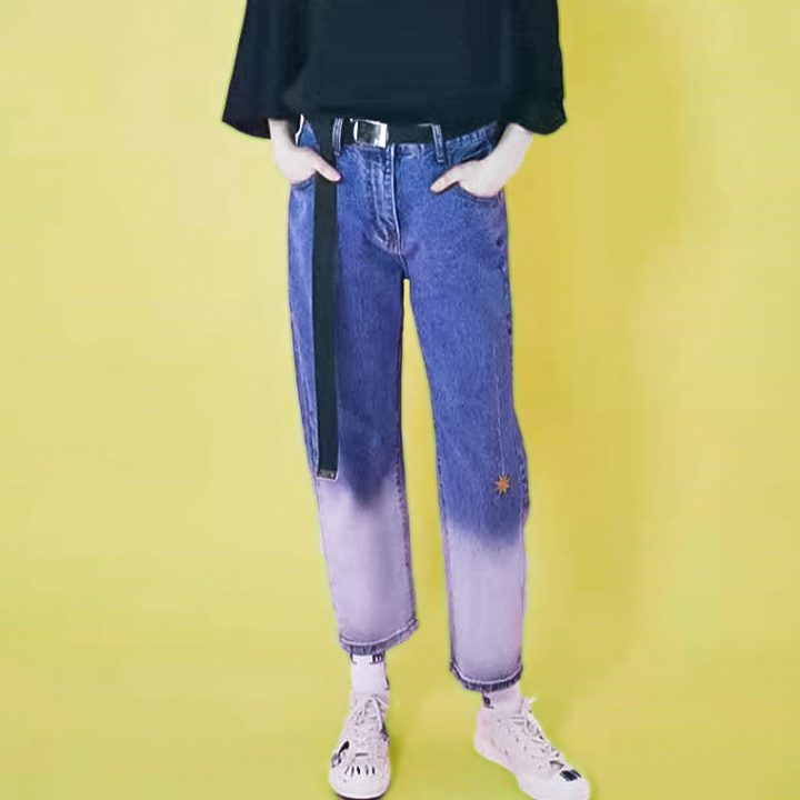 quần jeans unisex chuyển màu 