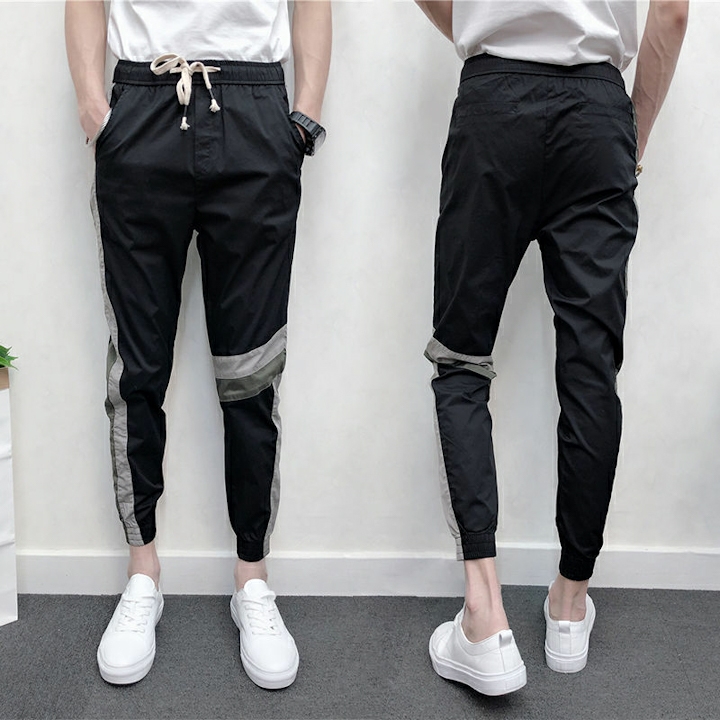 Quần jogger phối màu cá tính