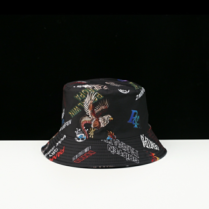 Nón bucket họa tiết chim ưng